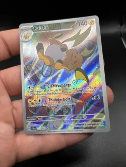Pokemon Sv02: Paldea Evolved Raichu Holo Illustration Card 211/193 NM XO1 - Image 2