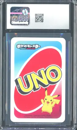 2021 Pokemon Japanese Playing Cards Pocket UNO 7 Red Zacian CGC 10 Gem Mint - Image 2