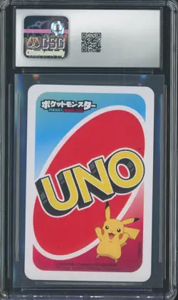 2021 Pokemon Japanese Playing Cards Pocket UNO 4 Red Charizard CGC 10 Gem Mint - Image 2