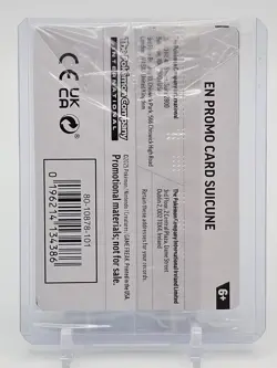 SUICUNE 2025 POKEMON PHANTASMAL FLAMES GAME STOP STAMPED PROMO #026/094 A Q5677 - Image 2