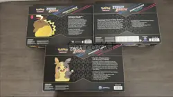 Pokemon TCG Crown Zenith Special Collection Box Lot 3 Pikachu Zacian Morpeko - Image 2