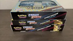 Pokemon TCG Crown Zenith Special Collection Box Lot 3 Pikachu Zacian Morpeko - Image 3