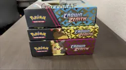 Pokemon TCG Crown Zenith Special Collection Box Lot 3 Pikachu Zacian Morpeko - Image 4