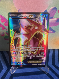 RED GYARADOS EX (Full Art) 114/122 - Breakpoint #114 Holo Pokemon Card - LP - Image 1