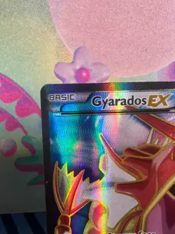 RED GYARADOS EX (Full Art) 114/122 - Breakpoint #114 Holo Pokemon Card - LP - Image 2