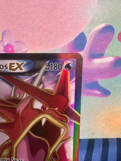 RED GYARADOS EX (Full Art) 114/122 - Breakpoint #114 Holo Pokemon Card - LP - Image 3