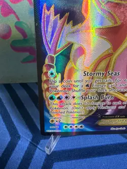RED GYARADOS EX (Full Art) 114/122 - Breakpoint #114 Holo Pokemon Card - LP - Image 4