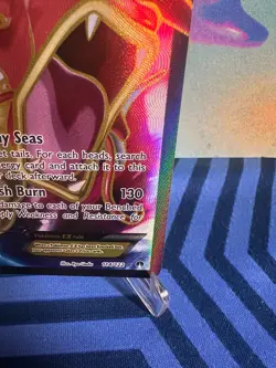 RED GYARADOS EX (Full Art) 114/122 - Breakpoint #114 Holo Pokemon Card - LP - Image 5