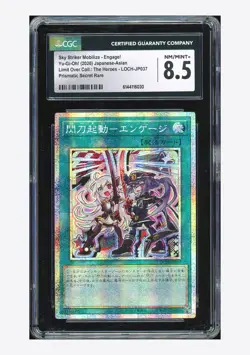 Yu-Gi-Oh CGC 8.5 Sky Striker Mobilize-Engage! Pris PSR 2026 LOCH-JP037 JPN Asian - Image 1