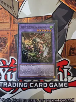 YUGIOH BERFOMET THE MYSTICAL KING OF PHANTOM BEASTS AGOV-EN032 SUPER 1ST ED NM - Image 1