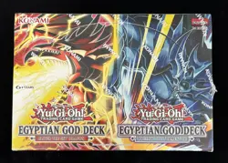 YuGiOh TCG Egyptian God Deck 1st Edition Structure Deck Sealed New Display Box - Image 1
