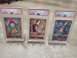 PSA 10 SEQUENTIAL 2024 ONE PIECE JAPANESE 1ST ANNIVERSARY SET - ENGLISH CARDS! - Image 1