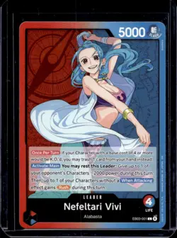 2026 One Piece Heroines Edition Nefeltari Vivi Leader #EB03-001 - Image 1