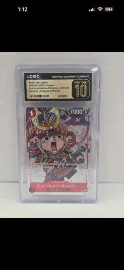 CGC 10 Pristine Tony Tony Chopper ST01-006 25th Anniversary Edition ONE PIECE JP - Image 1