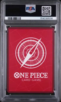2026 ONE PIECE OP14-EB04-THE AZURE SEA'S SEVEN ALT ART #001 TRAFALGAR LAW PSA 10 - Image 2