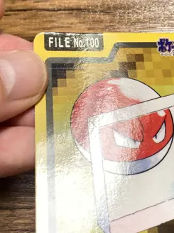 Pokemon Carddass Card Voltorb Electrode Bandai Pocket Monsters 1997 Japan - Image 3