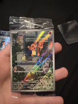 Charmander SVP 044 Pokemon Center Stamped ETB Obsidian Flames Promo Card Sealed - Image 1