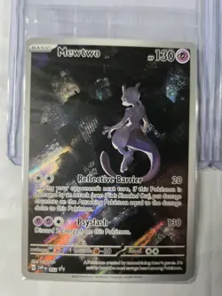 Pokemon TCG Mewtwo 052 Scarlet & Violet Promo Holo Card Sealed - Image 1