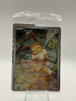 Prismatic Evolutions ETB Evee Black Star Promo Card Sealed, Near Mint Condition - Image 1