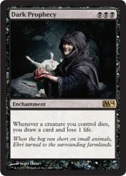 Dark Prophecy - Light Play MTG Magic 2014 Core Set - Image 1