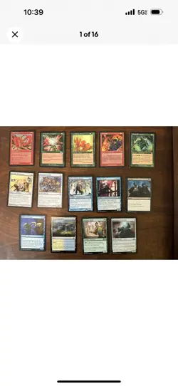 3090 CARD MAGIC THE GATHERING LOT | LP | UNCOMMOM COMMON LAND TOKENS FOIL - Image 1