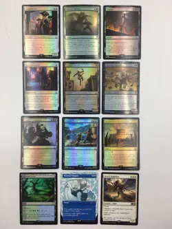 MTG Miscut/Misprint Card Lot - Magic The Gathering Ink Error Cards - Image 1