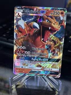 Pokemon card: Stage 2 Charizard GX HP250 20/147 - Image 1