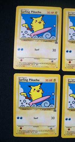Lot of 10 2001 Pokemon Black Star Promo #28 Surfing Pikachu Cards NM Unplayed - Image 3