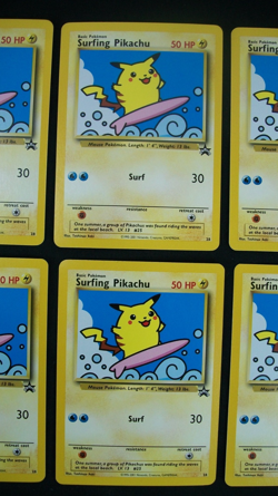 Lot of 10 2001 Pokemon Black Star Promo #28 Surfing Pikachu Cards NM Unplayed - Image 5