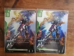X2 Wing Gundam Zero GD01-024 Newtype Rising Gundam Card Game TCG - NM LR Foil - Image 1