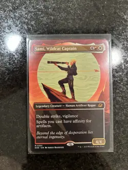 1x Sami, Wildcat Captain MTG Edge of Eternities Borderless Mythic Nonfoil NM - Image 1