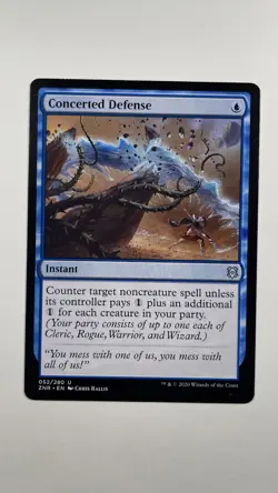 MTG Zendikar Rising Concerted Defense 052/280 Magic the Gathering - Image 1