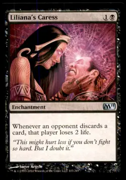 MTG Liliana's Caress LP Light Play Magic 2011 [3409] - Image 1
