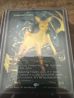 Enduring Vitality (Showcase) Duskmourn: House of Horror Foil - Image 1