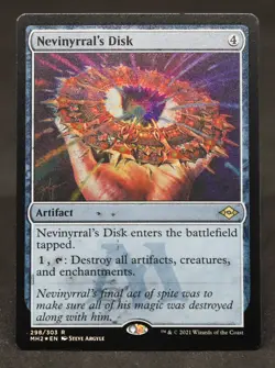 NEVINYYRRAL'S DISK Foil Etched 298/303 Rare Modern Horizons MTG - Image 1