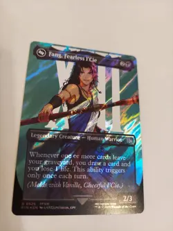 Fang, Fearless l'Cie (Borderless) (Surge Foil) Final Fantasy Foil - Image 1