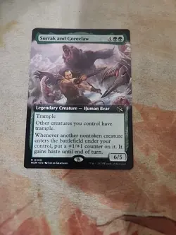 Surrak And Goreclaw Extended Art March Of The Machines MTG NM - Image 1