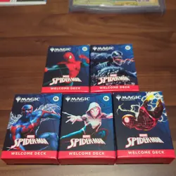 PAX WEST 2025 Magic MTG Spider-Man Welcome Deck Complete Set - Image 1