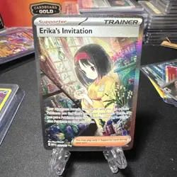 Erika's Invitation 203/165 Pokemon TCG S&V 151 Special Illustration Rare Card NM - Image 1