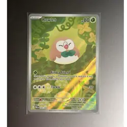 Pokemon Nintendo Rowlet 090/088 Holo Basic Card English 2026 Ryoma Uratsuka - Image 1