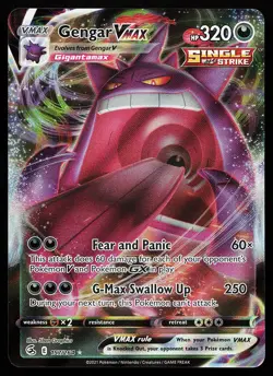 Gengar VMAX 157/264 Holo Fusion Strike Pokemon Card - Image 1