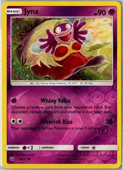 Pokemon Card - Jynx 38/73 Shining Legends 2017 Common Lightly Played - Image 1