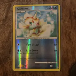Goldeen 84/130 - Diamond & Pearl Base - Reverse Holo Pokemon Card - MP - Image 1