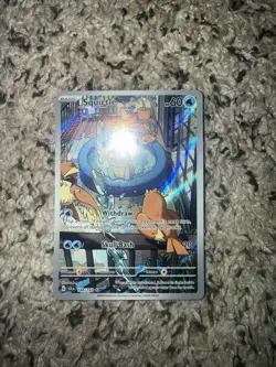 Squirtle Stellar Crown Holo Illustration Rare Card 148/142 Sv07 - Image 3