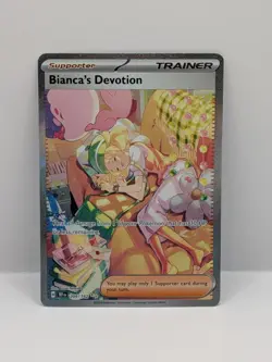 Pokemon TCG Bianca's Devotion Temporal Forces SIR Card 209/162 - Image 1