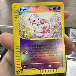 MEW #55/165 Holo Reverse Expedition E-Series 2002 Pokemon Card LP- - Image 1