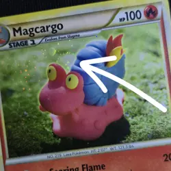 SWIRL 🌀💫 Magcargo 6/90 Undaunted Clay Yuka Morii Holo Pokemon Card - Image 1
