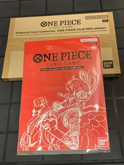 One Piece TCG Premium Card Collection Film Red Edition English Factory Sealed - Image 1
