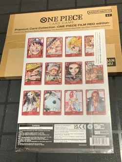 One Piece TCG Premium Card Collection Film Red Edition English Factory Sealed - Image 2