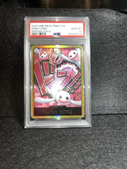 PSA 10 Perona Gold Don!! Card Premium Booster -The Best- Foil Pop 77 - Image 1